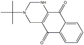 3-tert-Butyl-1,2,3,4-tetrahydrobenzo[g]quinazoline-5,10-dione Structure