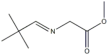 [(2,2-Dimethylpropylidene)amino]acetic acid methyl ester Structure