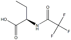 [R,(+)]-2-(2,2,2-Trifluoroacetylamino)butyric acid,,结构式