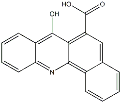 7-Hydroxybenz[c]acridine-6-carboxylic acid Structure