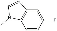 1-Methyl-5-fluoro-1H-indole 结构式