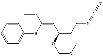 (3Z,5R)-7-Azido-5-methoxymethoxy-3-phenylthio-1,3-heptadiene|