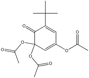 4,6,6-Triacetoxy-2-tert-butyl-2,4-cyclohexadienone