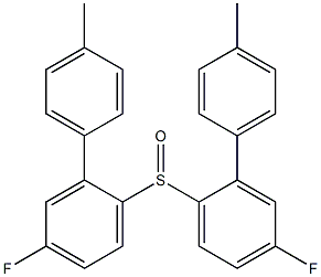 p-Tolyl(4-fluorophenyl) sulfoxide 结构式