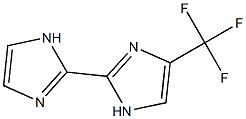 4-Trifluoromethyl-2,2'-bi[1H-imidazole],,结构式