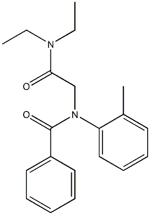 N-(Diethylcarbamoylmethyl)-N-(2-methylphenyl)benzamide