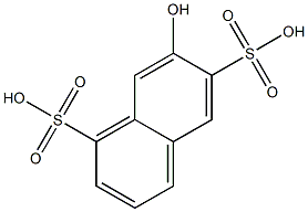 7-Hydroxy-1,6-naphthalenedisulfonic acid Struktur