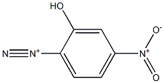 2-Hydroxy-4-nitrobenzenediazonium Struktur