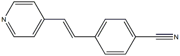 4-[2-(4-Pyridyl)ethenyl]benzonitrile Structure