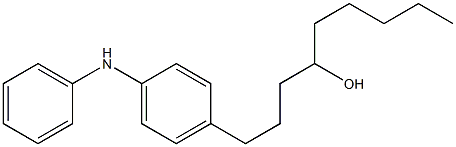 4-(4-Hydroxynonyl)phenylphenylamine Structure
