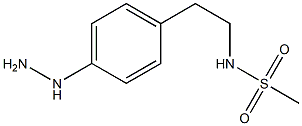 N-[2-(4-Hydrazinophenyl)ethyl]methanesulfonamide Structure