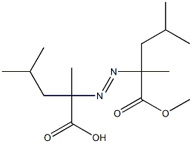 2,2'-アゾビス(2,4-ジメチル吉草酸メチル) 化学構造式