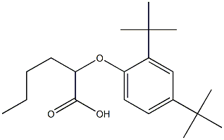  2-(2,4-Di-tert-butylphenoxy)hexanoic acid