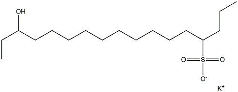 15-Hydroxyheptadecane-4-sulfonic acid potassium salt