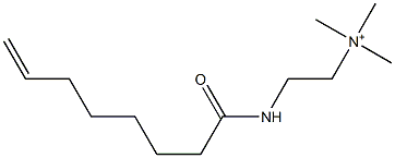 N,N,N-Trimethyl-2-(7-octenoylamino)ethanaminium|