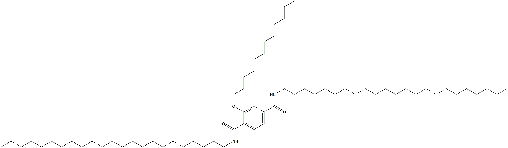 2-(Dodecyloxy)-N,N'-ditricosylterephthalamide Struktur