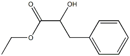 (-)-3-フェニル-L-乳酸エチル 化学構造式