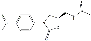 (5R)-5-Acetylaminomethyl-3-(4-methylsulfinylphenyl)oxazolidine-2-one|