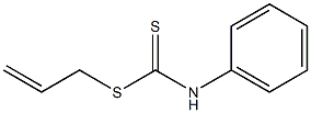 N-(Phenyl)dithiocarbamic acid (2-propenyl) ester 结构式