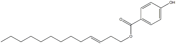 4-Hydroxybenzoic acid 3-tridecenyl ester,,结构式