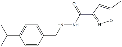 N'-(4-Isopropylbenzyl)-5-methyl-3-isoxazolecarbohydrazide|