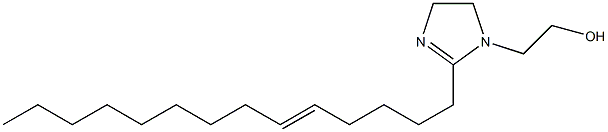 2-(5-Tetradecenyl)-2-imidazoline-1-ethanol Structure