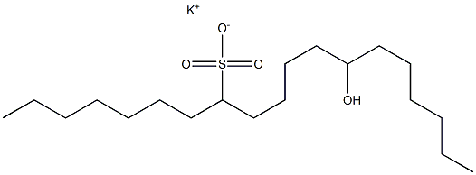 13-Hydroxynonadecane-8-sulfonic acid potassium salt