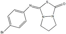  1-(4-Bromophenyl)imino-4,5-dihydro-1H,3H,6H-3a,6a-diaza-2-thiapentalen-3-one