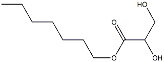 (+)-D-Glyceric acid heptyl ester,,结构式