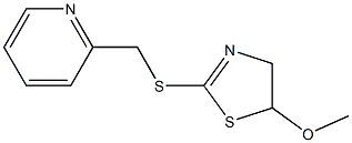 5-Methoxy-2-[(2-pyridinylmethyl)thio]-2-thiazoline Structure