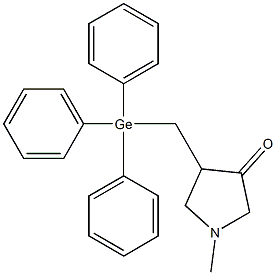 1-Methyl-4-[(triphenylgermyl)methyl]-4,5-dihydro-1H-pyrrol-3(2H)-one