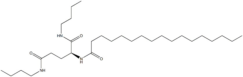 N2-Heptadecanoyl-N1,N5-dibutylglutaminamide,,结构式