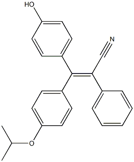 (E)-3-(4-Hydroxyphenyl)-3-(4-isopropyloxyphenyl)-2-phenylacrylonitrile