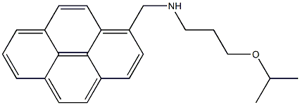 1-(3-Isopropyloxypropylaminomethyl)pyrene Structure