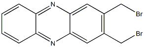 2,3-Bis(bromomethyl)phenazine,,结构式