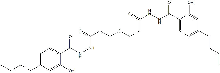 3,3'-Thiodi[propionic acid N'-(4-butylsalicyloyl) hydrazide]|