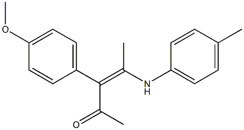 4-[(4-Methylphenyl)amino]-3-(4-methoxyphenyl)-3-penten-2-one