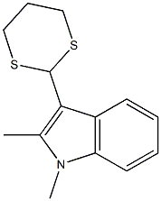 1,2-Dimethyl-3-(1,3-dithian-2-yl)-1H-indole