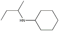 N-(1-Methylpropyl)cyclohexanamine Structure