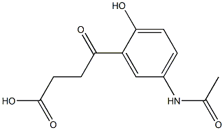 3-[2-Hydroxy-5-acetylaminobenzoyl]propionic acid|