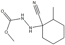 2-(1-Cyano-2-methylcyclohexyl)hydrazine-1-carboxylic acid methyl ester