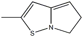 5,6-Dihydro-2-methylpyrrolo[1,2-b]isothiazole 结构式