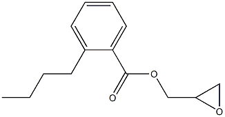 2-ブチル安息香酸グリシジル 化学構造式