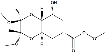 (2S,3S,4aR,6S,8R,8aR)-6,8-Dihydroxy-2,3-dimethoxy-2,3-dimethyl- octahydro-benzo[1,4]dioxine-6-carboxylic acid methyl ester|
