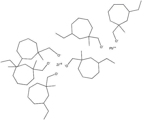 Lead zirconium 2-ethylhexano-isopropoxide, 10% w/v in hexane, 99% (metals basis) Structure