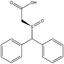 R-2-(Benzhydryl sulfinyl) acetic acid Structure