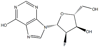 2'-Fluoro-2'-deoxyinosine Structure