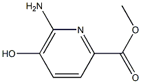 Methyl 6-amino-5-hydroxy-2-pyridinecarboxylate,,结构式