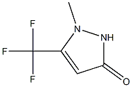 1-Methyl-5-trifluoromethyl-1,2-dihydropyrazol-3-one Structure