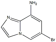 6-Bromoimidazo[1,2-a]pyridine-8-amine 化学構造式